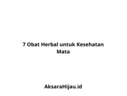  7 Obat Herbal untuk Kesehatan Mata